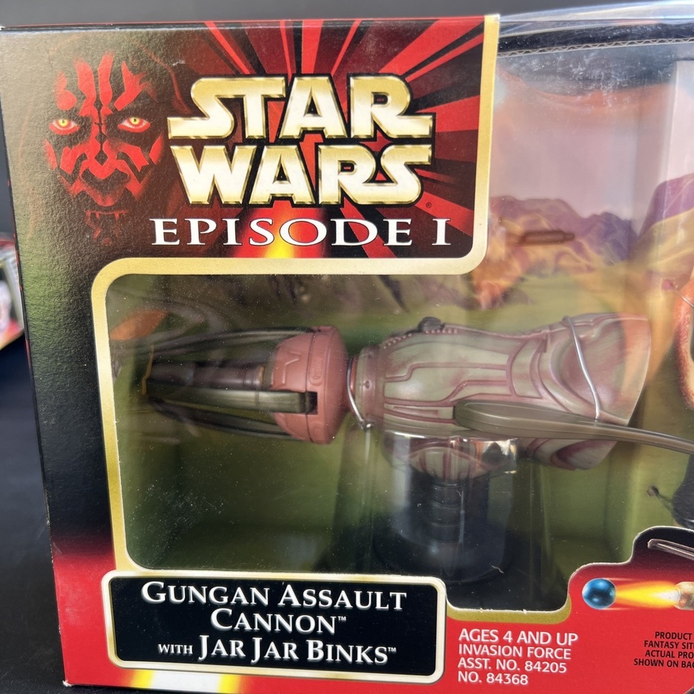 Star Wars Episode 1 Vehicles Gungan Assault Cannon w/ Jar Jar Binks Action Figur - Picture 5 of 7